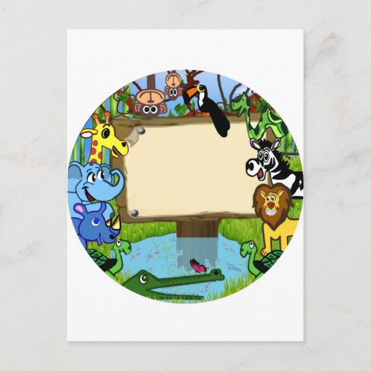 おもしろい ポストカード (正面)