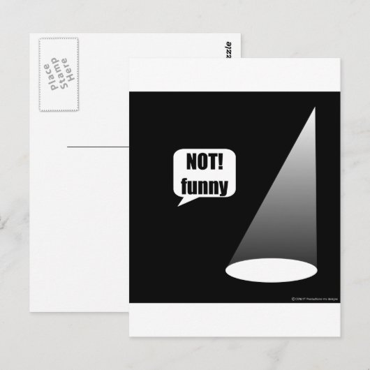 おもしろい ポストカード (正面/裏面)