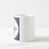 おもしろい!マグカップ – コテージパーソナライズされた- – 名前の追加 コーヒーマグカップ (中央)