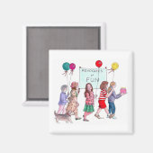 おもしろい マグネット (正面/裏面)