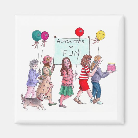 おもしろい マグネット (正面)