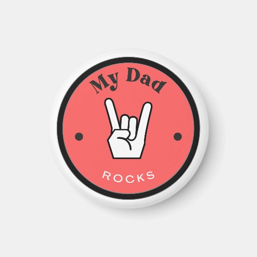 おもしろい!マグネット – 私のパパロック！ マグネット (正面)