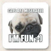 おもしろい:-)ミーム コースター (正面)