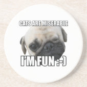 おもしろい:-)ミーム コースター (正面)