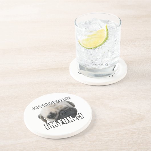 おもしろい:-)ミーム コースター (側面)