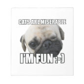 おもしろい:-)ミーム ノートパッド (正面)