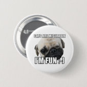 おもしろい:-)ミーム 缶バッジ (正面&裏面)