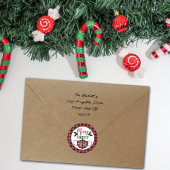 おもしろい「メリーキリストの仮面」ホリモダンデイ ラウンドシール