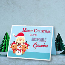 おもしろい!メリークリスマスおばあちゃん