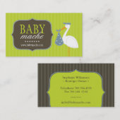 おもしろい&モダンベビーブティック名刺 名刺 (正面/裏面)