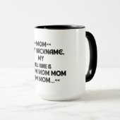 おもしろい/ユーモアのある引用文コーヒーマグ(白黒) マグカップ (正面右)