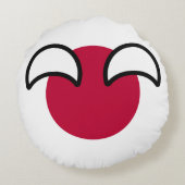 おもしろい ラウンドクッション (裏面)