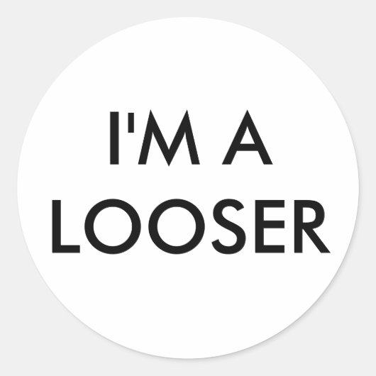 おもしろい ラウンドシール (正面)