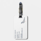 おもしろい ラゲッジタグ (裏面縦)