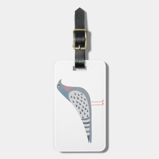 おもしろい ラゲッジタグ (正面縦)