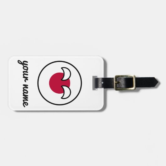 おもしろい ラゲッジタグ (正面横)