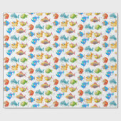 おもしろい ラッピングペーパー (フラット)