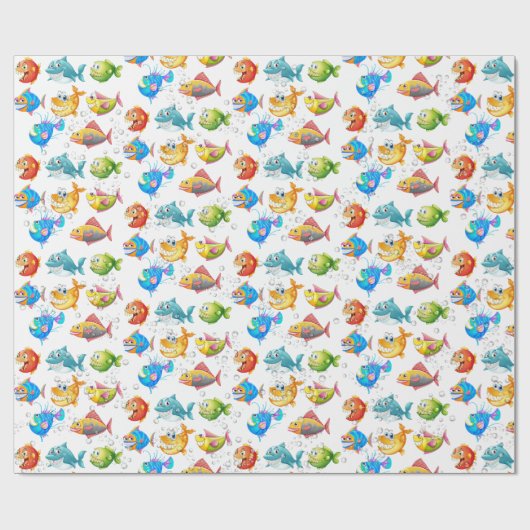 おもしろい ラッピングペーパー (フラット)