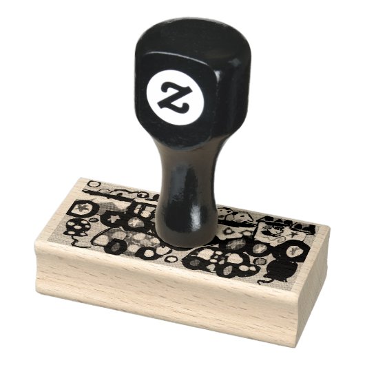 おもしろい ラバースタンプ (スタンプ)