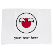 おもしろい ラージペーパーバッグ (正面)