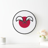 おもしろい ラージ壁時計 (ホーム)