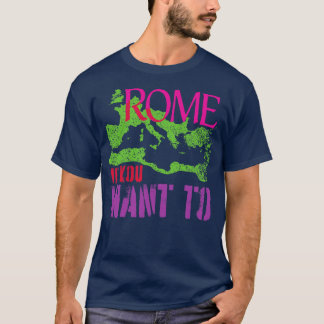 おもしろい ローマ帝国 世界旅行 Tシャツ