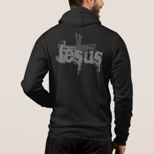 おもしろい・ワイルド・イエス・クロス パーカ