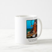 おもしろい「ワークカップル」ユーモアのマグギフト コーヒーマグカップ (正面右)