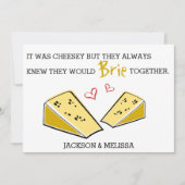 おもしろい |一緒にブリイ |バレンタインデー シーズンカード (正面)