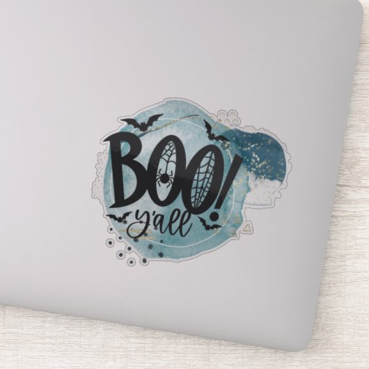 おもしろい、不気味なハロウィーン引用文シール シール (詳細)