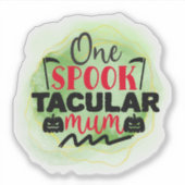 おもしろい、不気味なハロウィーン引用文シール シール (正面)