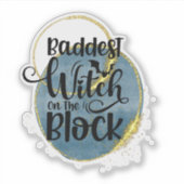 おもしろい、不気味なハロウィーン引用文シール シール (正面)