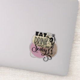 おもしろい、不気味なハロウィーン引用文シール シール