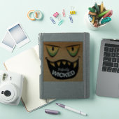 おもしろい、不気味なハロウィーン引用文シール シール (iPadカバー)