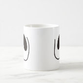 おもしろい、不気味、ハロウィーンの幽霊顔 コーヒーマグカップ (中央)