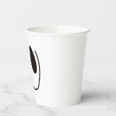 おもしろい、不気味、ハロウィーンの幽霊顔 紙コップ (左)