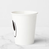 おもしろい、不気味、ハロウィーンの幽霊顔 紙コップ (左)