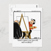 おもしろい! 丘を越えた誕生日ポストカード ポストカード (正面/裏面)