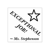 おもしろい「並外れた仕事!」 教育者のゴム印 ラバースタンプ (インプリント)