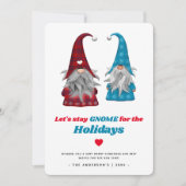 おもしろい「休暇のための格言に滞在しよう」クリスマス シーズンカード (正面)