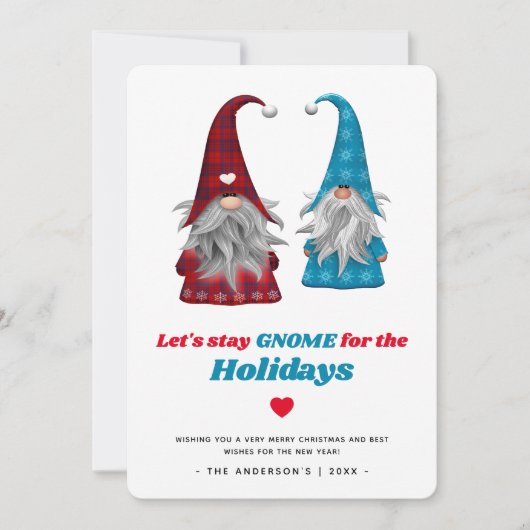 おもしろい「休暇のための格言に滞在しよう」クリスマス シーズンカード (正面)