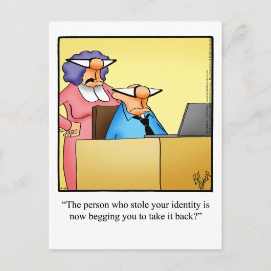 おもしろい「保のTouch」はがき ポストカード (正面)