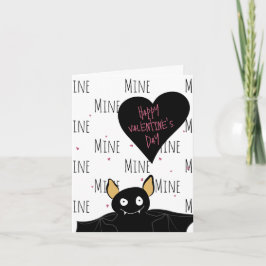 おもしろい「僕のものになるかい？」 こうもりラブ+バレンタインカード シーズンカード