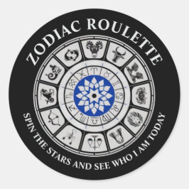 おもしろい〔占星術の〕十二宮図シンボルや象徴のステッカーセット ラウンドシール