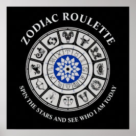 おもしろい〔占星術の〕十二宮図シンボルや象徴ポスター ポスター