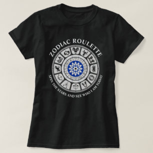 おもしろい〔占星術の〕十二宮図シンボルや象徴 Tシャツ