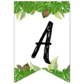 おもしろい&可愛いジャングルの動物アットパーティーワイルドワン バンティングフラッグ (第3の旗)