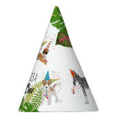 おもしろい&可愛いジャングルの動物アットパーティーワイルドワン パーティーハット (右)