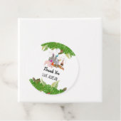 おもしろい&可愛いジャングルの動物アットパーティーワイルドワン フェイバータグ (インサイチュ)