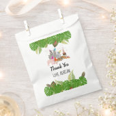 おもしろい&可愛いジャングルの動物アットパーティーワイルドワン フェイバーバッグ (クリップ留めされた状態)